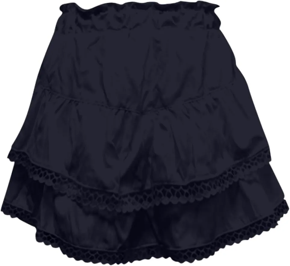 Summer Flowy Skirts for Women Trendy High Waisted Boho Tiered Ruffle Mini Skirt Y2K Cute Layered Golf Tennis Skorts