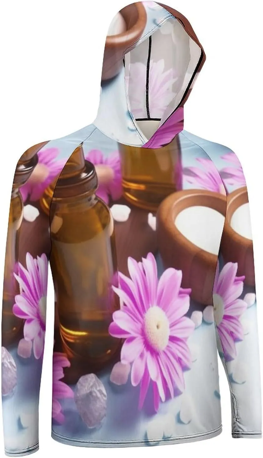 Sun Protection Shirt Long Sleeve Hoodie SPA Party Lightweight Rash Guard Quick Dry Sun Shirt for Outdoor