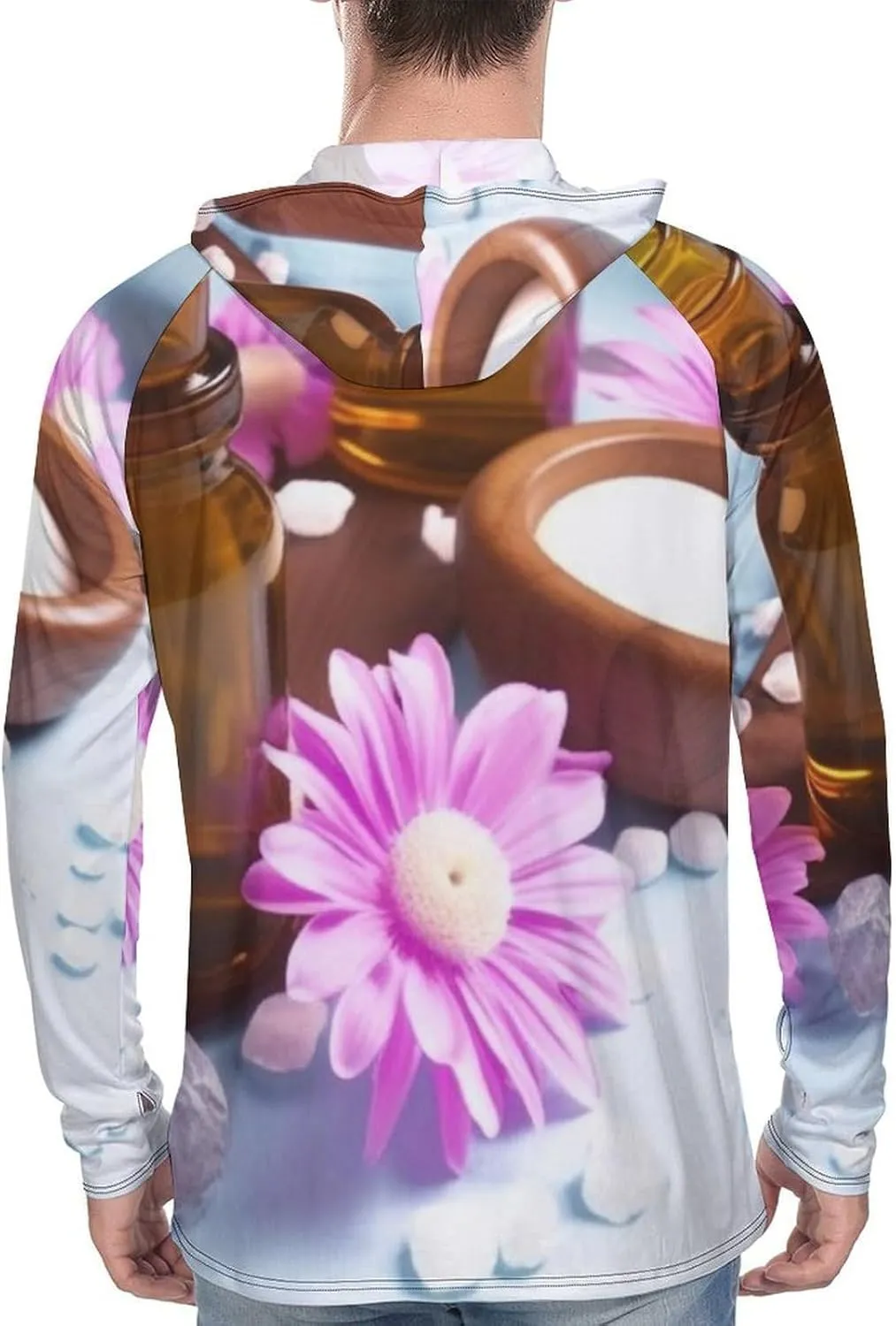 Sun Protection Shirt Long Sleeve Hoodie SPA Party Lightweight Rash Guard Quick Dry Sun Shirt for Outdoor
