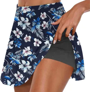 TANGNADE Golf Skirts for Women with Shorts Casual Trendy Skirt Athletic Inner Shorts for Running Tennis Workout Clothes