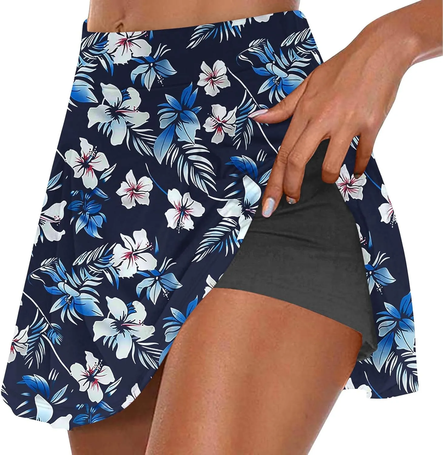 TANGNADE Golf Skirts for Women with Shorts Casual Trendy Skirt Athletic Inner Shorts for Running Tennis Workout Clothes