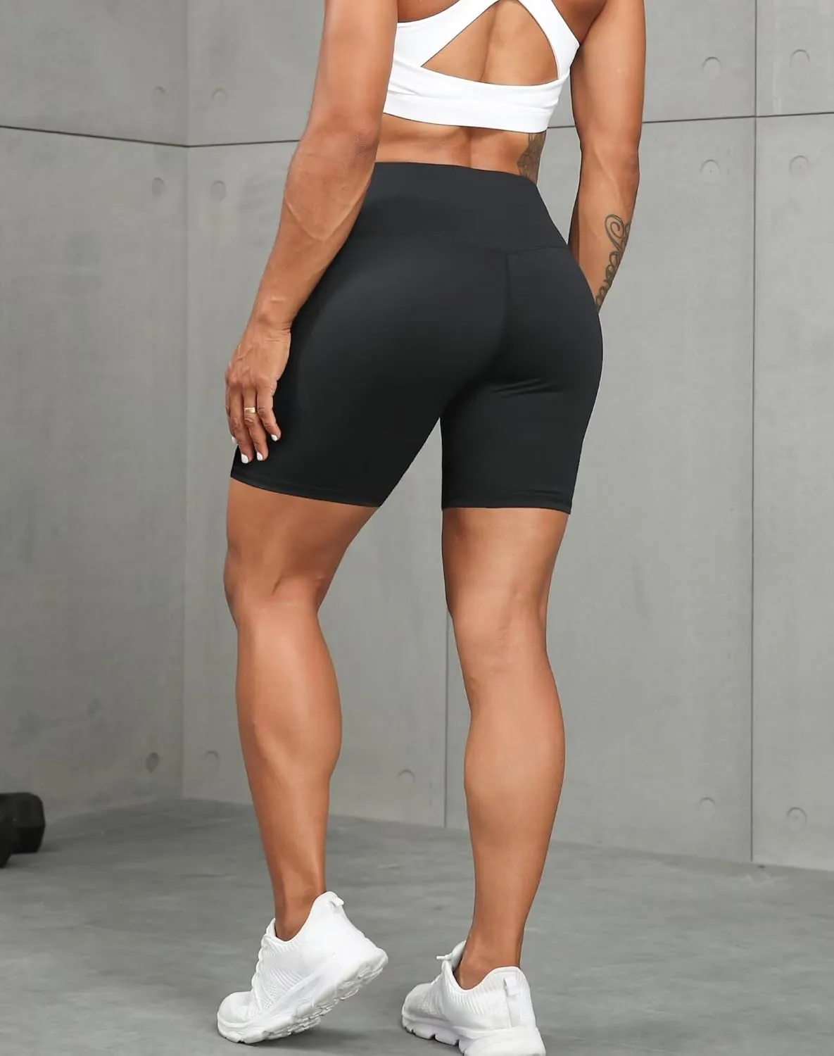 TELALEO 5 Pack 3"/5" Womens Volleyball Shorts Spandex Compression Shorts Workout Performance High Waist Yoga Biker Shorts
