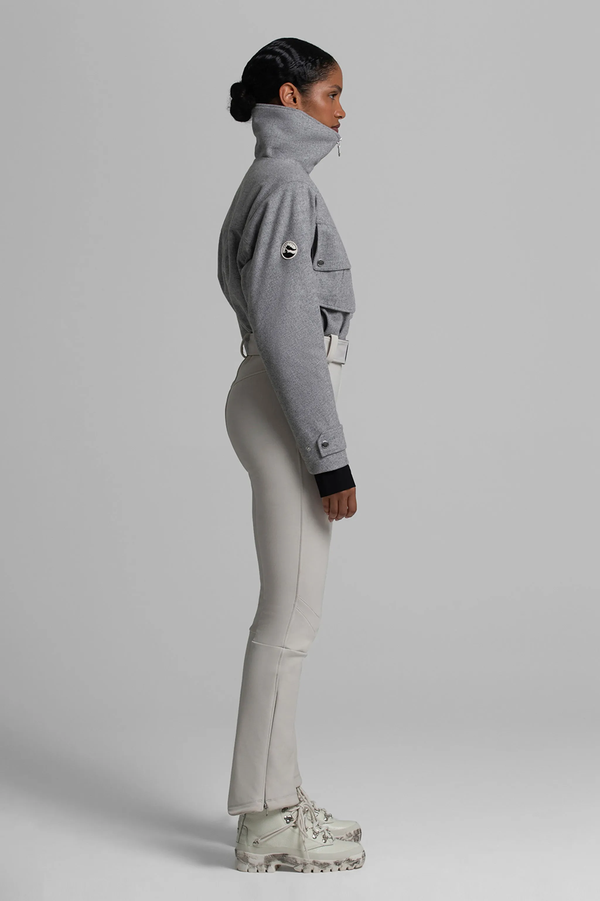 Telluride Ski Suit - Grey Melange/Stone