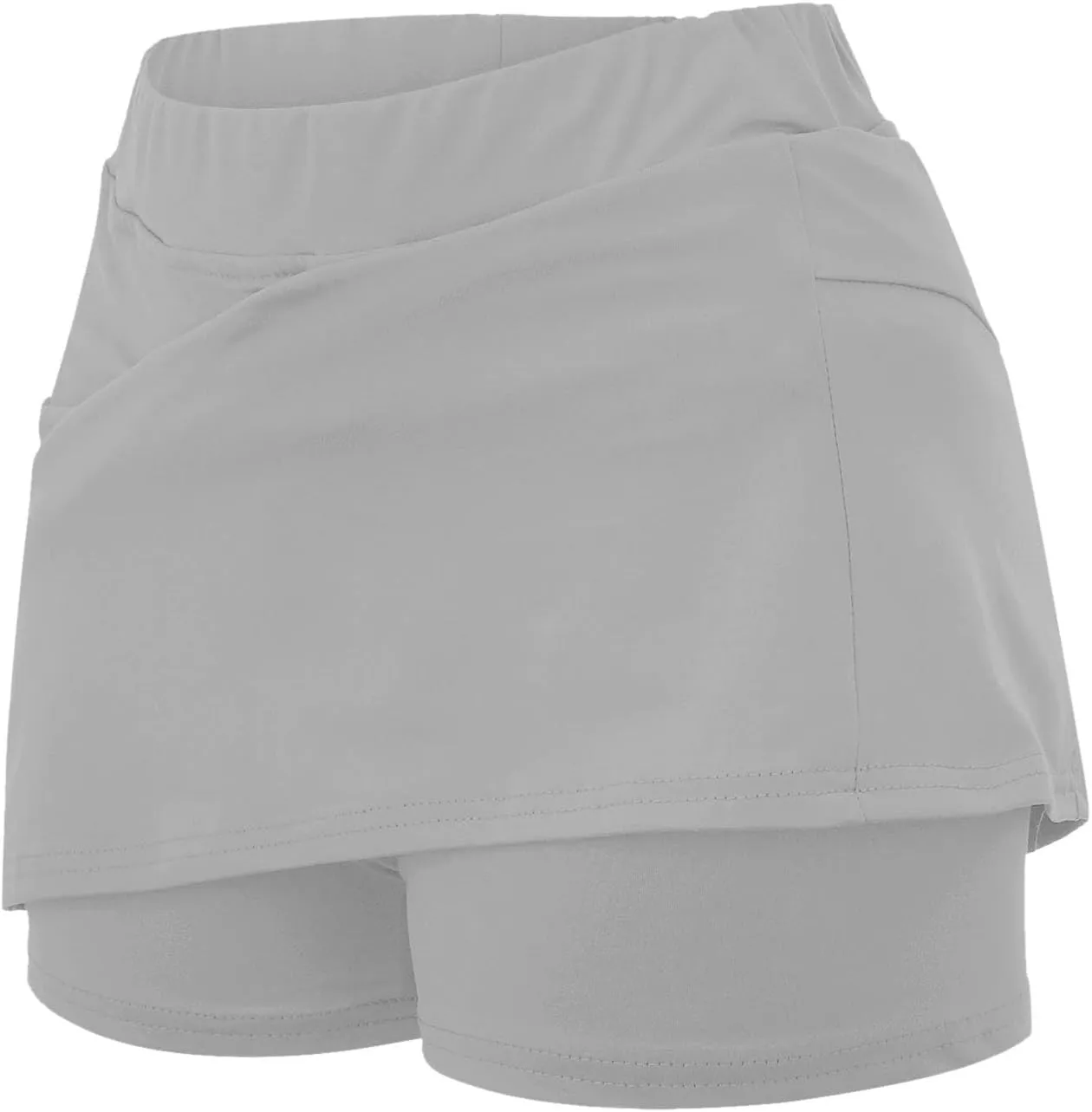 Tennis Skirt for Women with Pockets Yoga Shorts High Waisted Athletic Golf Skorts Running Workout Skirts 2 in 1 S-5XL