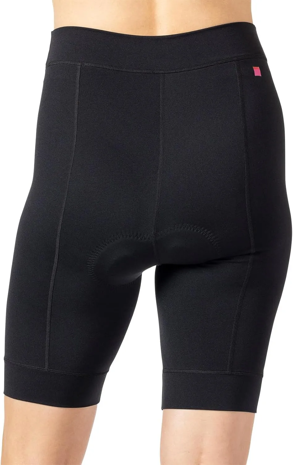 Terry Bike Shorts Women Padded, Actif Cycling Shorts for Women Padded 8" Inseam Moisture Wicking Spin Shorts Women