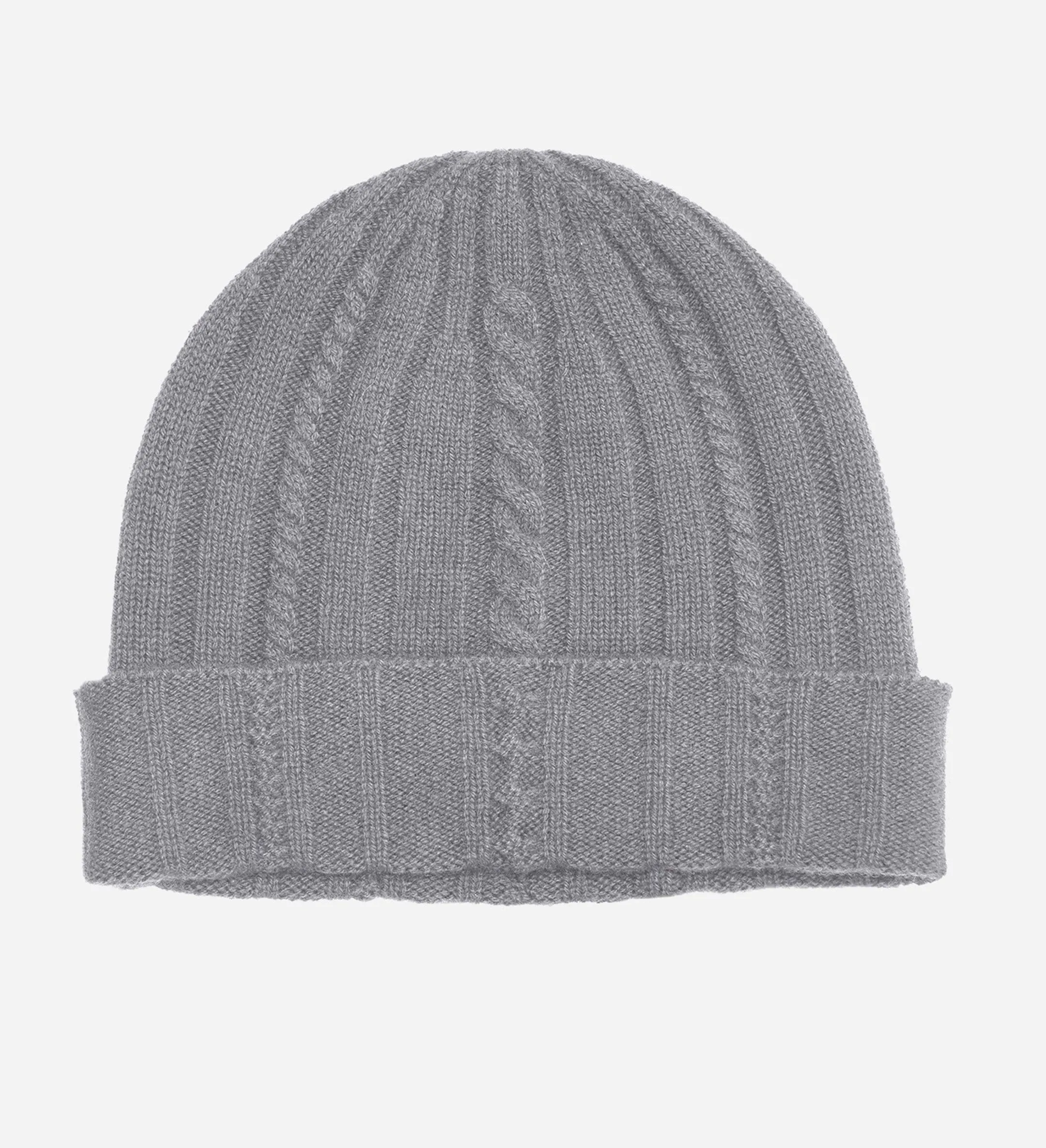 The Cable Knit Cashmere Beanie