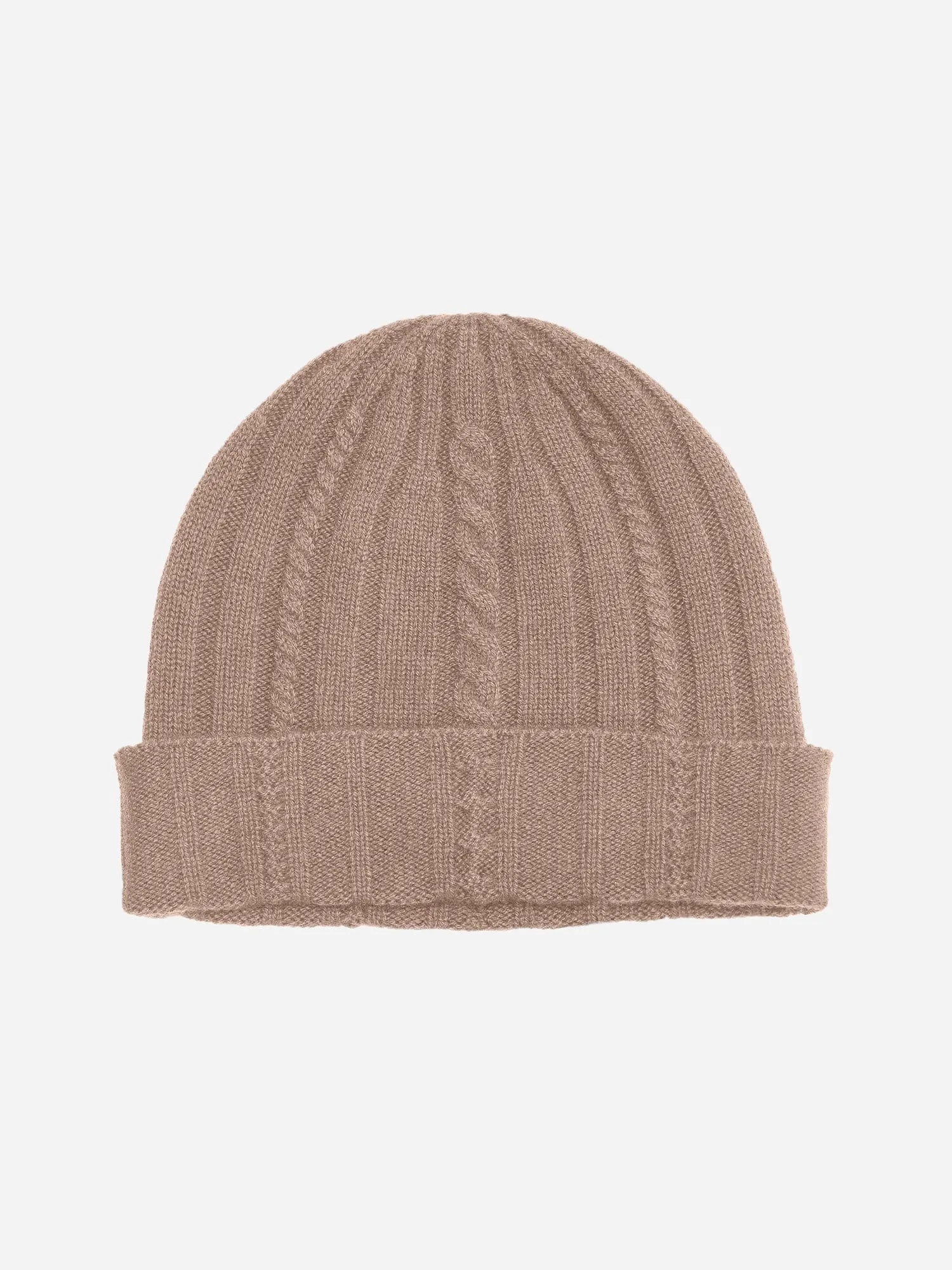 The Cable Knit Cashmere Beanie