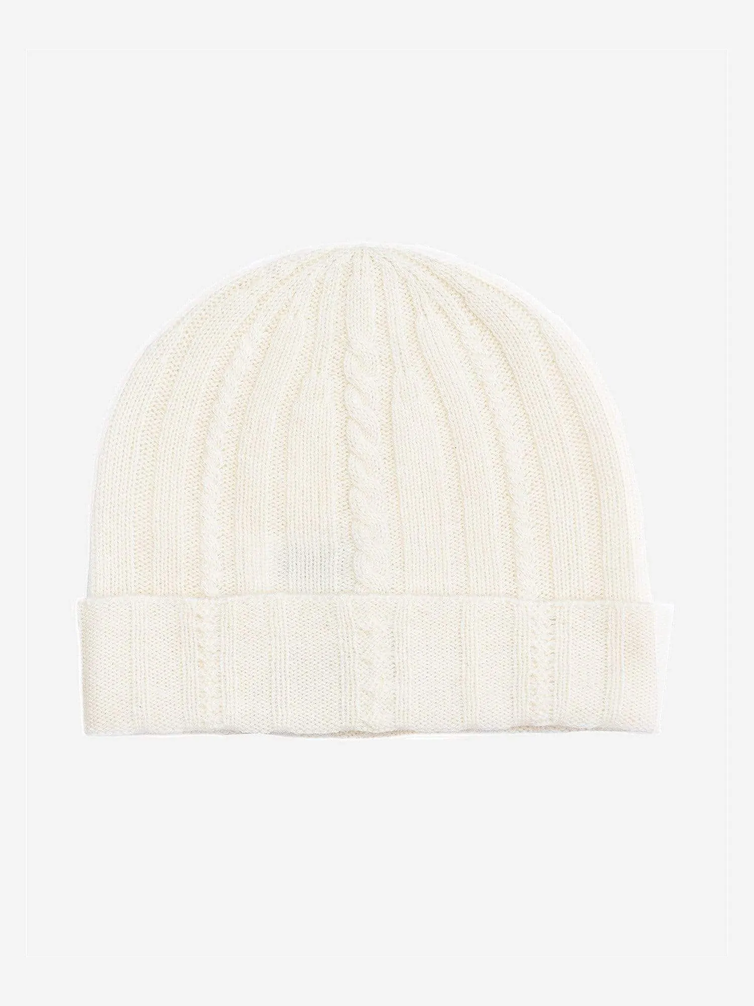 The Cable Knit Cashmere Beanie