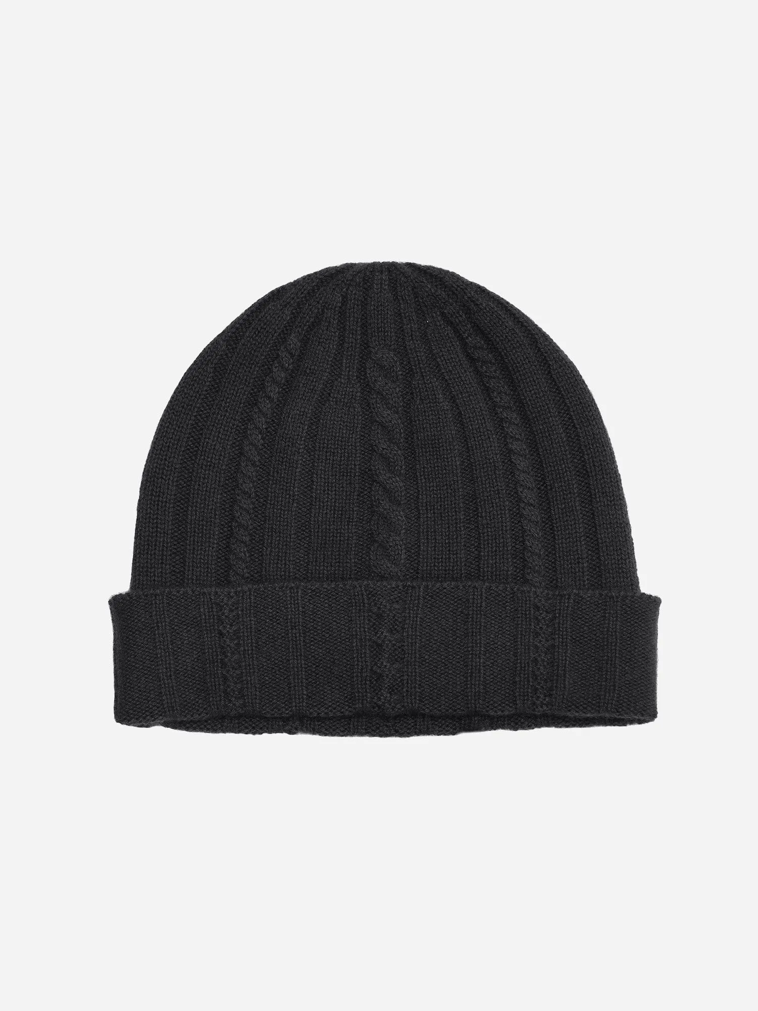 The Cable Knit Cashmere Beanie
