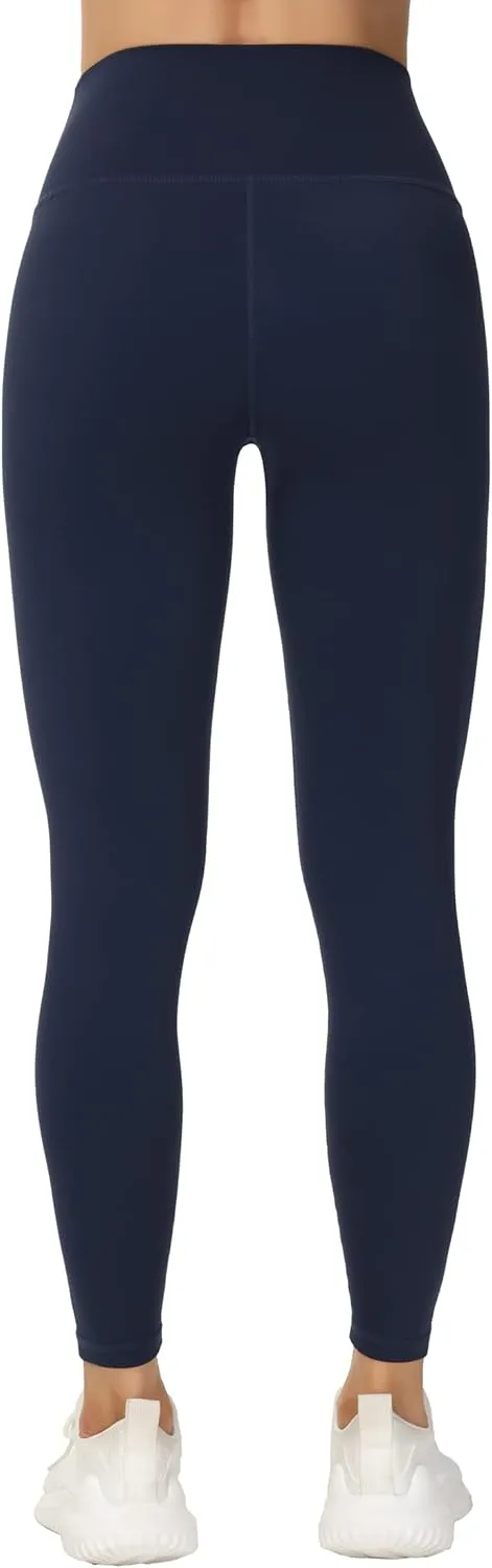THE GYM PEOPLE Womens' V Cross Waist Yoga Leggings with High Waisted Tummy Control