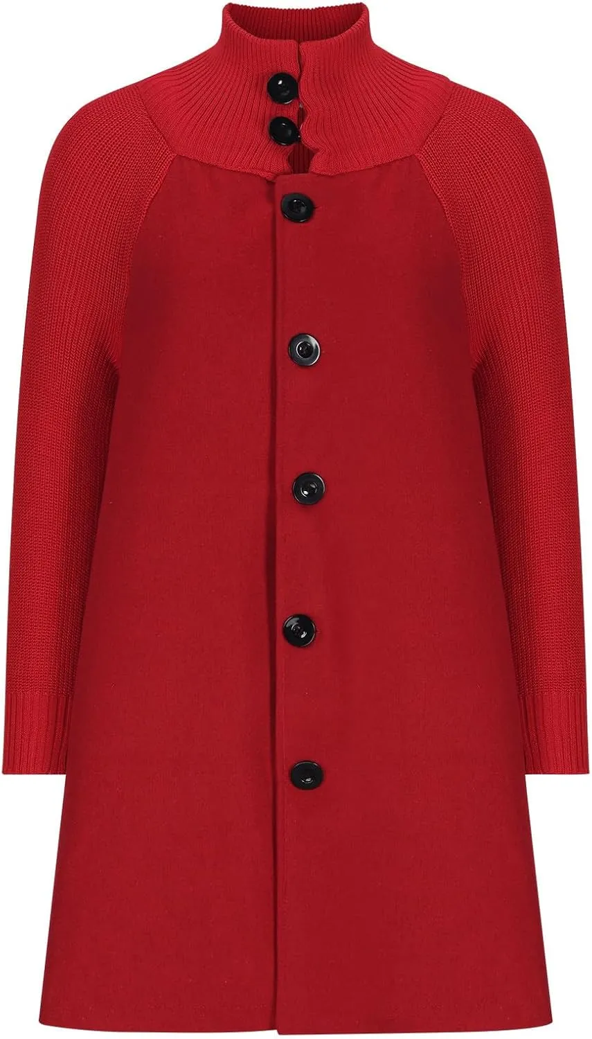 Trench Coat for Women Winter Long Wool Blend Pea Coat Casual Notched Lapel Collar Oversized Dress Coats Jacket