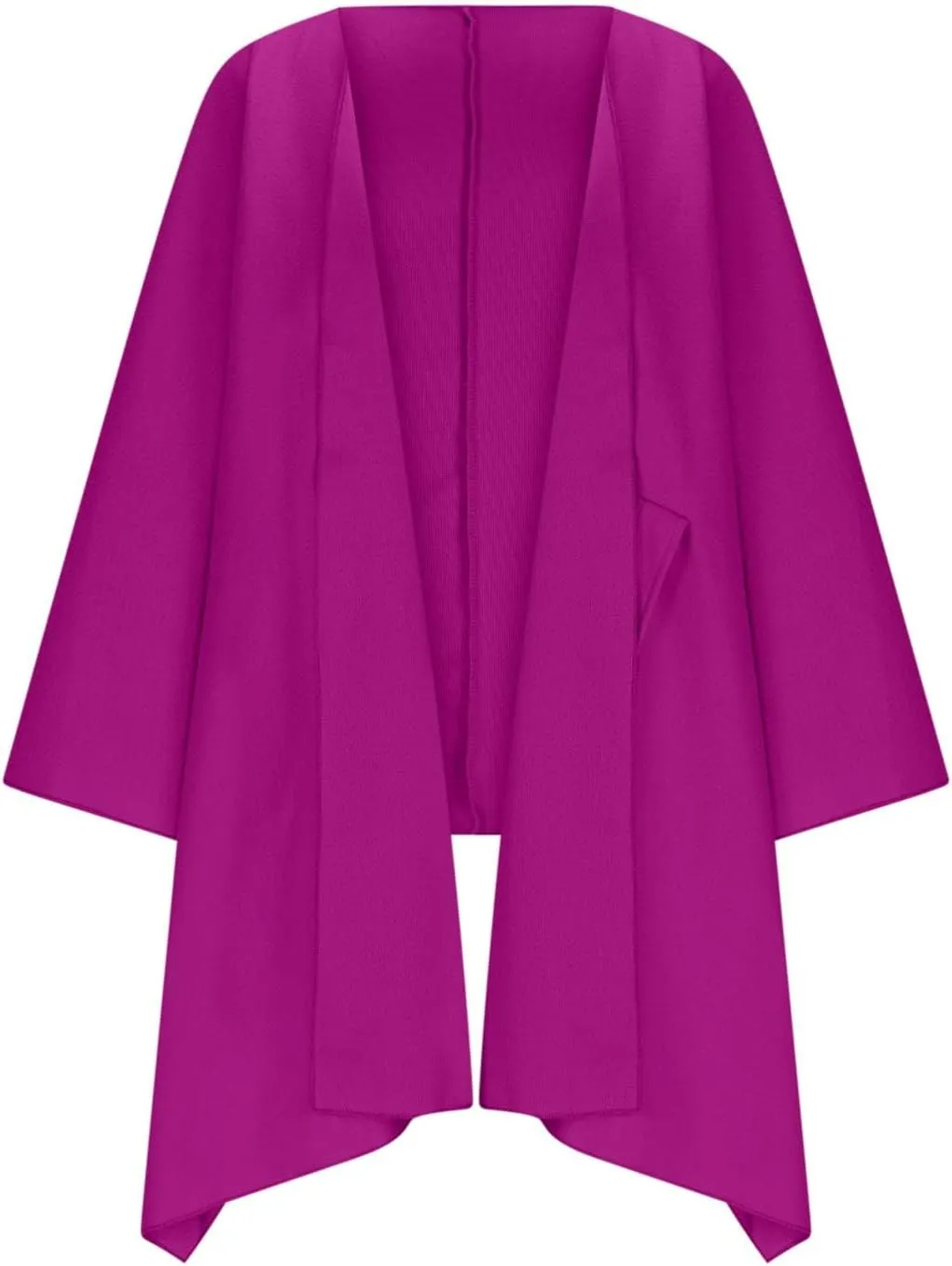 Trench Coat Women Oversized Cardigans V Neck Bat Sleeve Jackets Solid Color Fall Pea Coats Windproof Overcoat