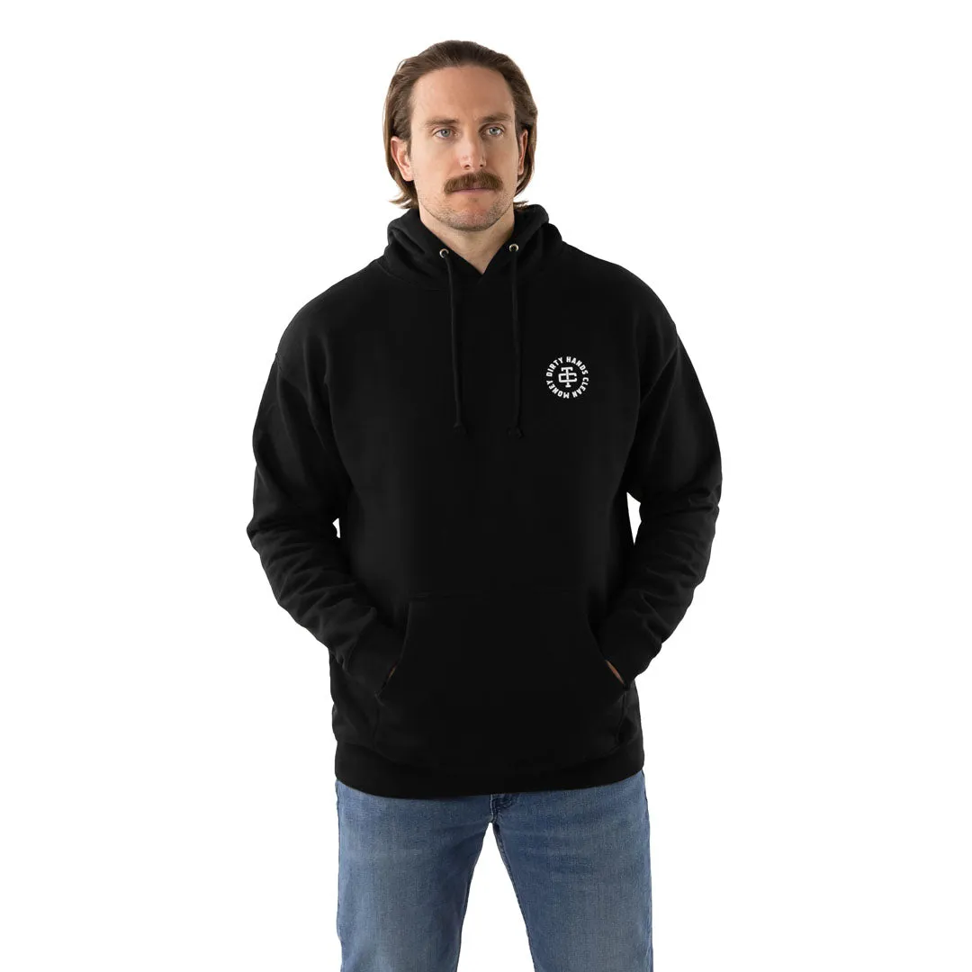 Troll Co. Men's Twisting Wrenches "Dirty Hands Clean Money" Graphic Hoodie