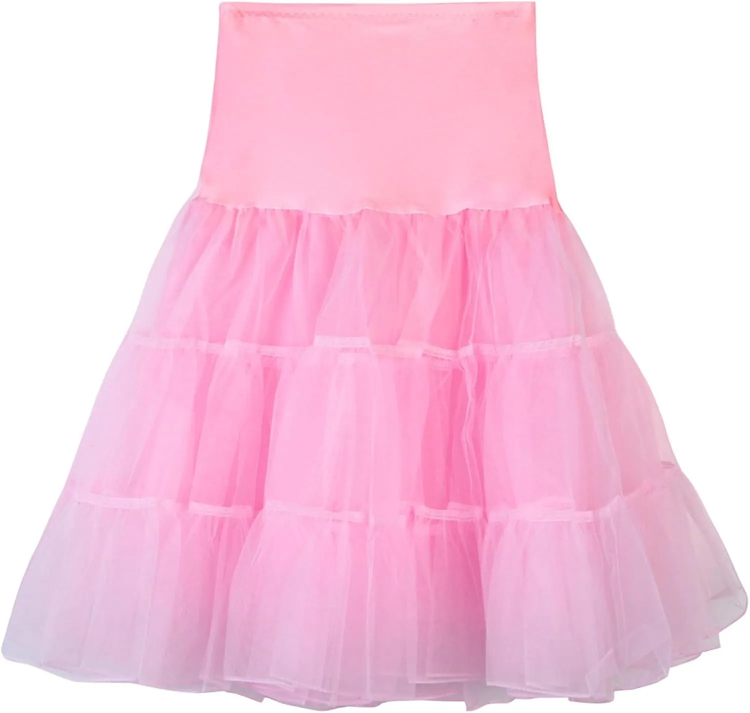 Tutu Skirts for Women Costume Pleated Tulle Petticoat Tutu Tulle Midi Knee Length Skirt Underskirts for Cosplay