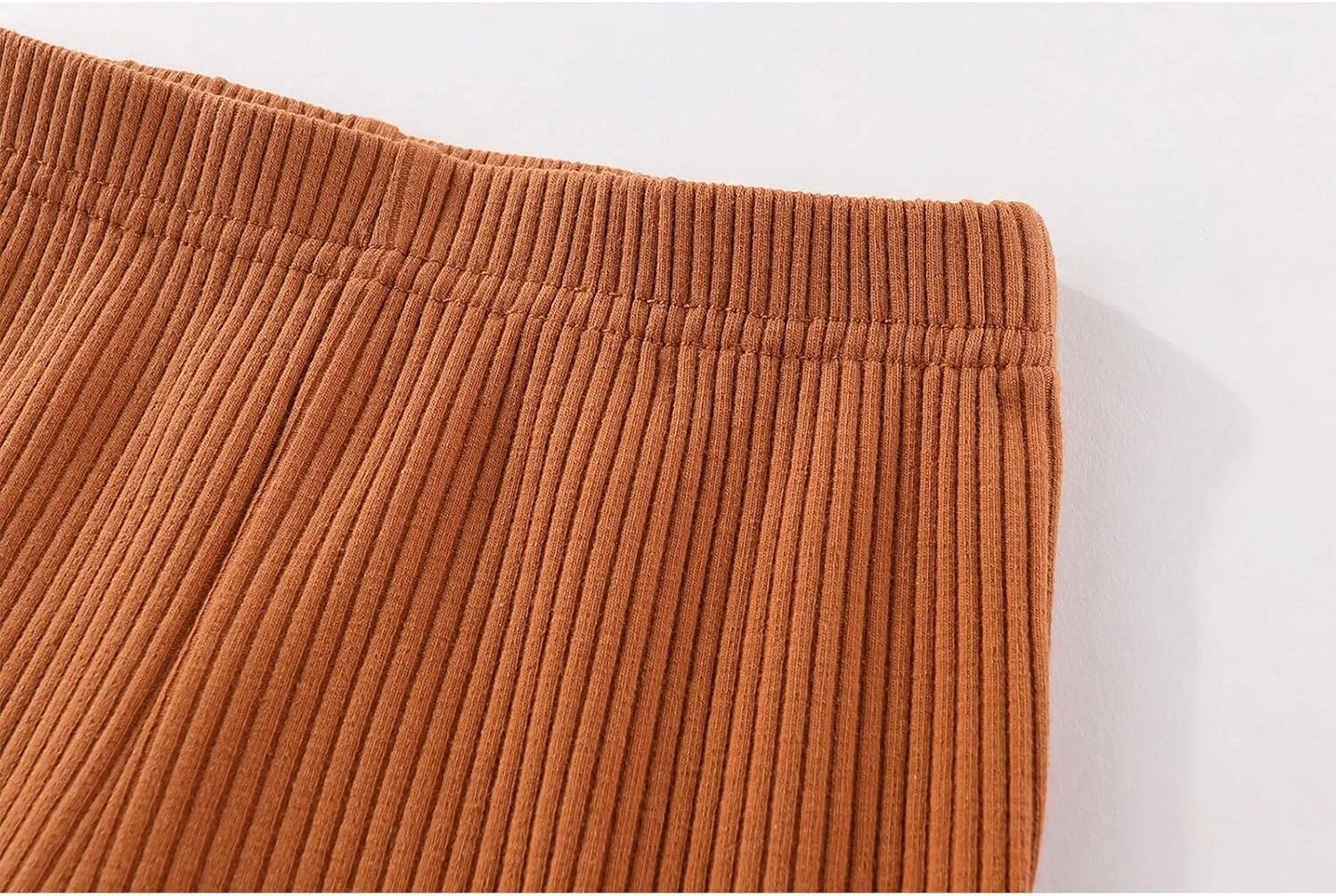 Unisex Baby Boy Girl Pants Sets Ribbed Soft Infants Bottoms Casual 4 Pack 0-24 Month Babies' Leggings