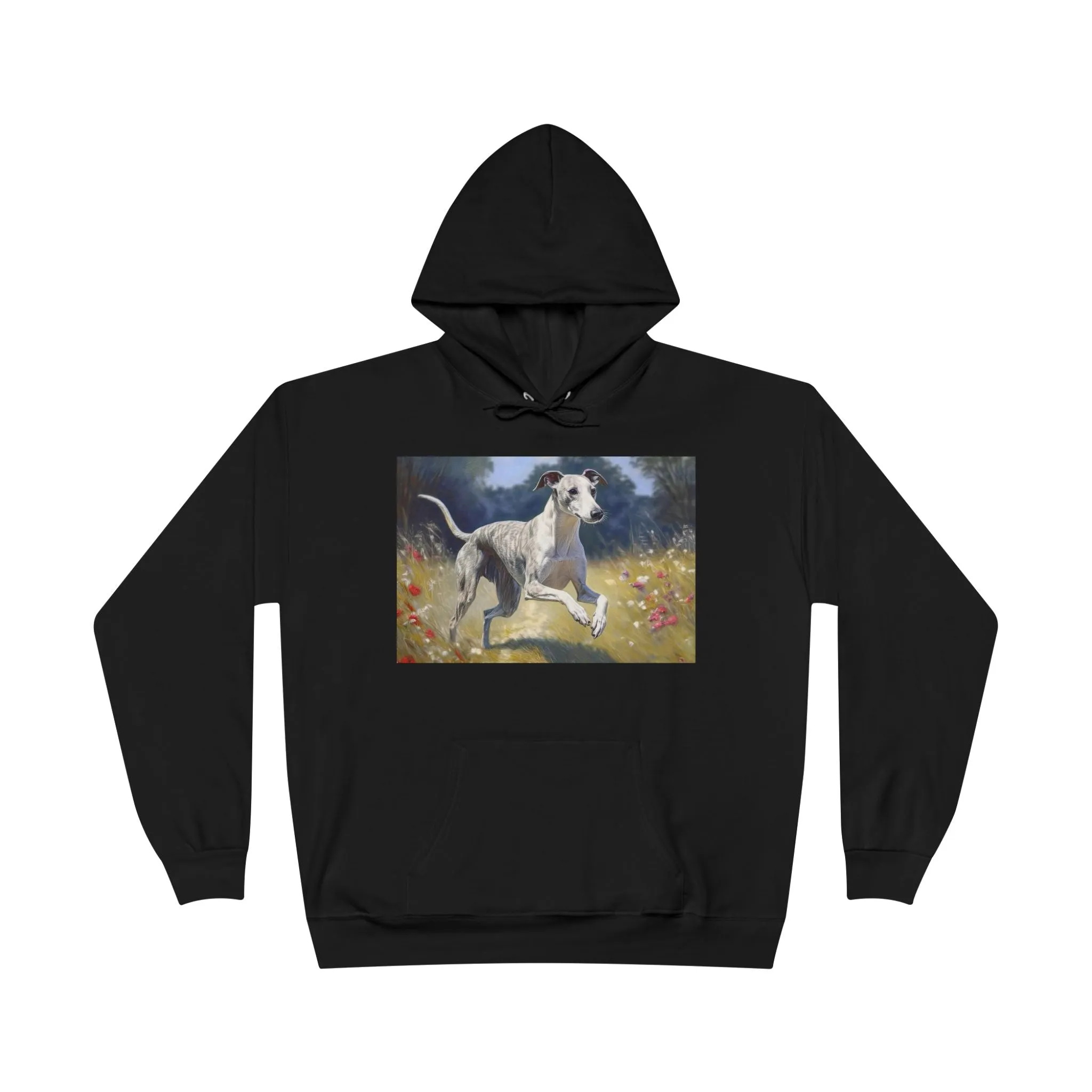 Whippet Unisex Fleece Lined Pullover Hoodie Sweatshirt
