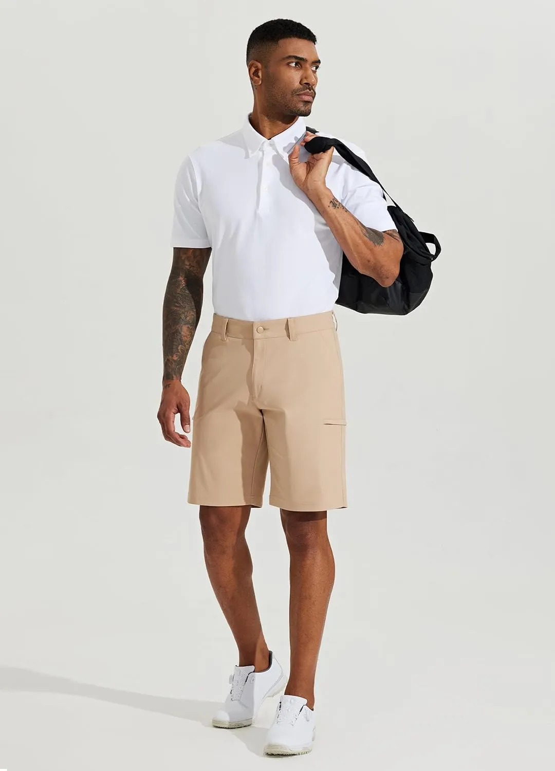 Willit Men's Golf Shorts Stretch Hiking Cargo Shorts Athletic Quick Dry Casual Work Shorts with Pockets 10"