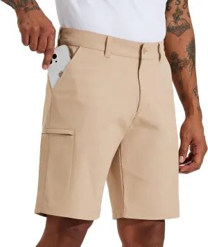Willit Men's Golf Shorts Stretch Hiking Cargo Shorts Athletic Quick Dry Casual Work Shorts with Pockets 10"