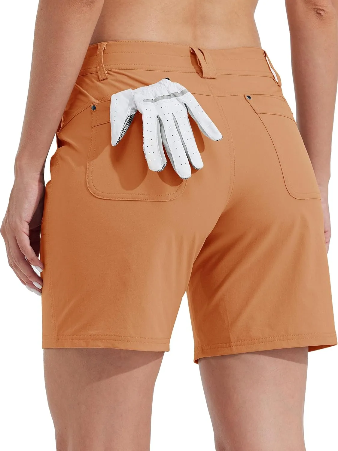 Willit Women's Golf Hiking Shorts 7" Quick Dry Athletic Shorts Casual Summer Shorts with Pockets Water Resistant