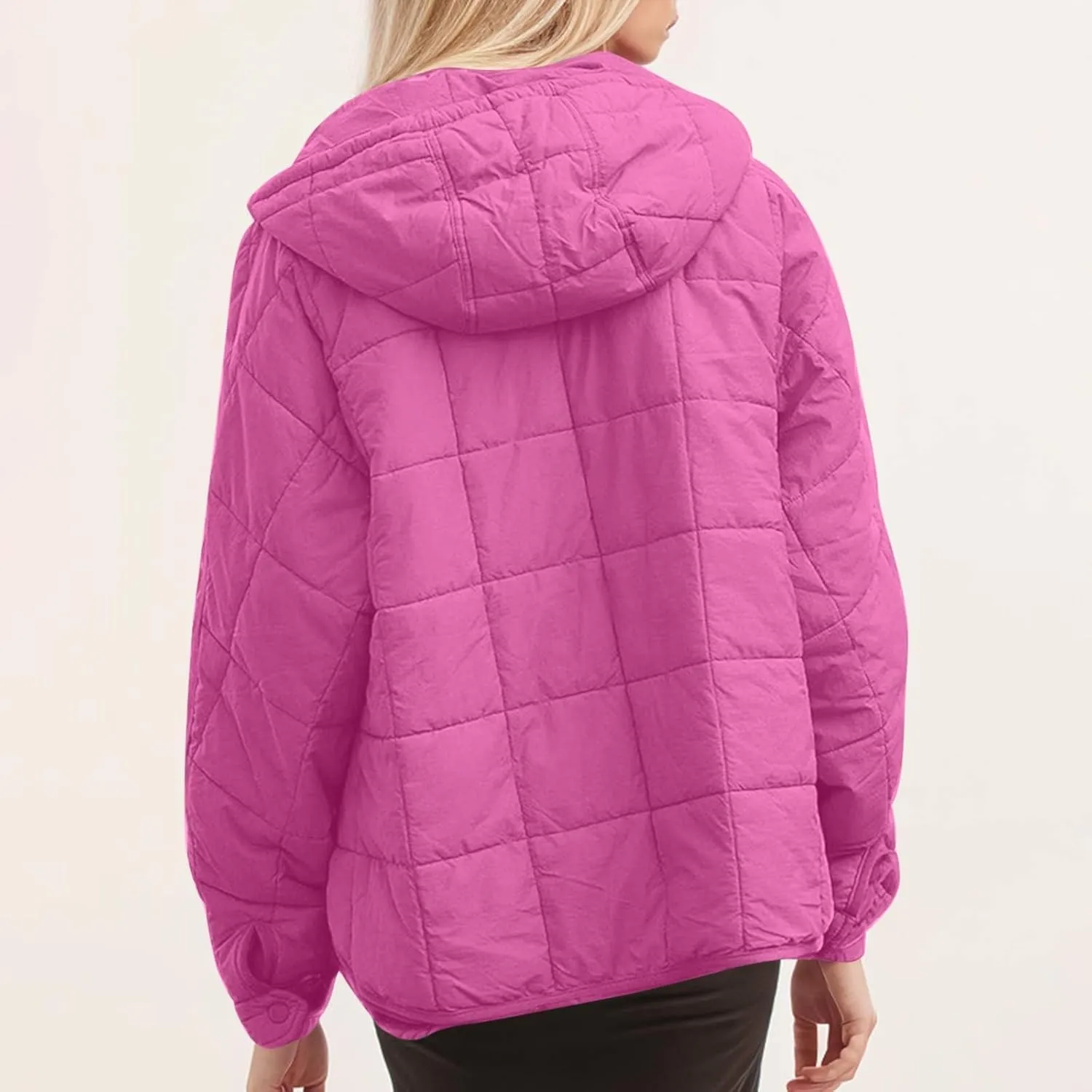Winter Coats For Women With Hood Fleece Lined Thicken Warm Puffer Jackets Full Zipper Parkas Trendy 2025 Clothes