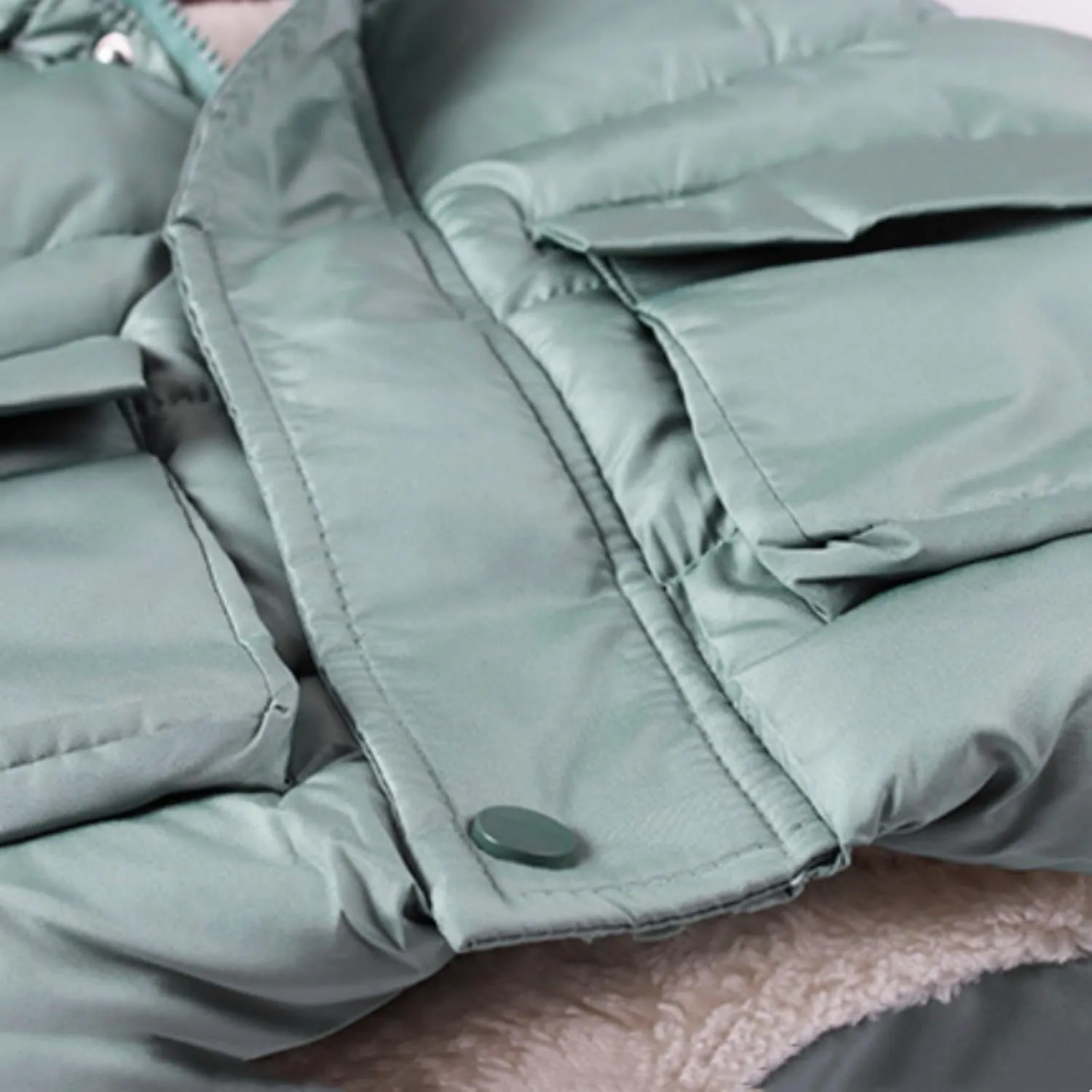 Winter Coats Girls Size 8 Boys And Girls Fall And Winter Bear Padded Hooded Vest Zipper Cotton Jacket Girls Bubble Coat