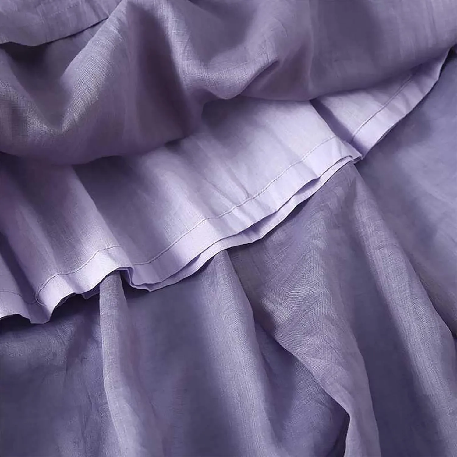 Women Cotton Linen Skirt Summer Drawstring Waist Plain Long Maxi Retro Casual Layered Pleated Flowy Swing Long Skirt