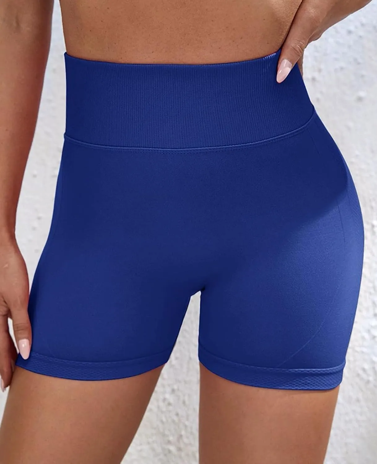 Women Seamless Yoga Leggings Cycling Shorts Scrunch Butt Lifting High Waisted Workout Shorts Shorts for Women Gym