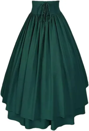 Women's High Waist A-Line Skirt, Retro Fish Tail Midi Skirt. Women Casual Slim Fit Skirt