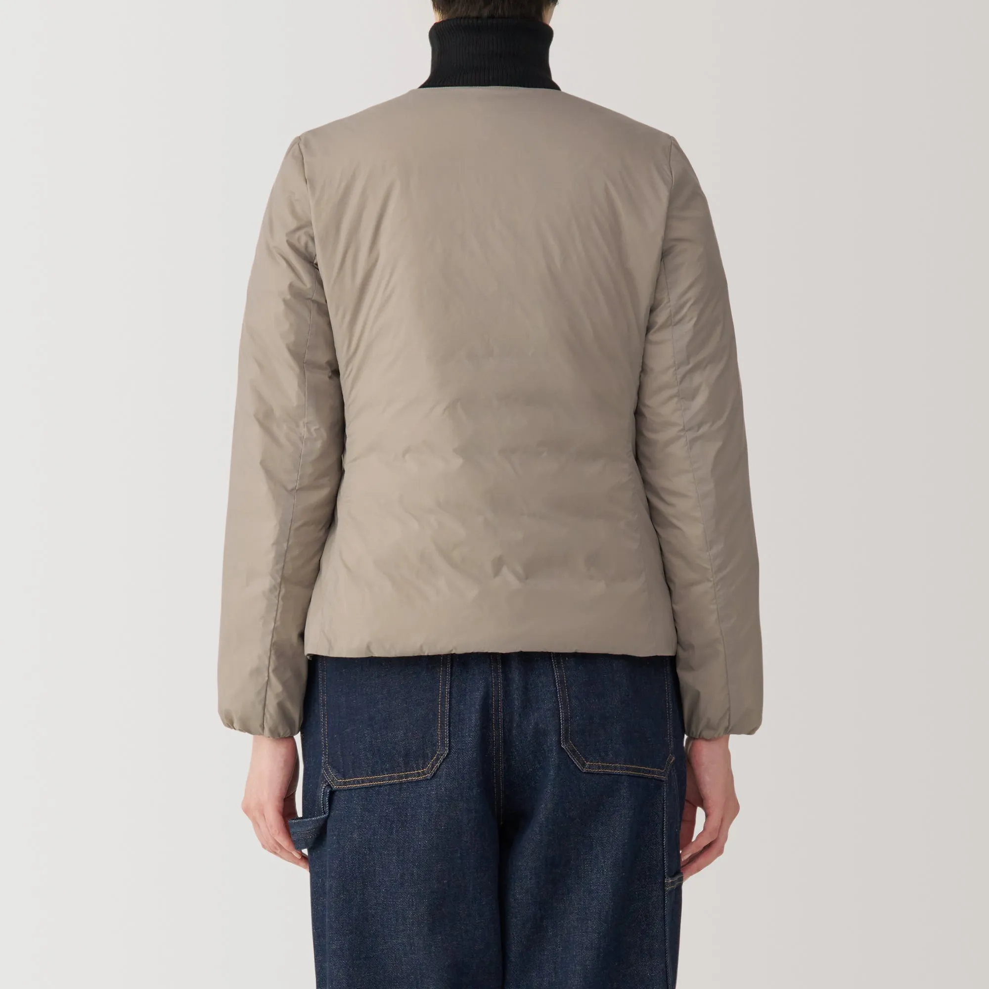Women's Lightweight Down Collarless Jacket