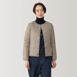 Women's Lightweight Down Collarless Jacket