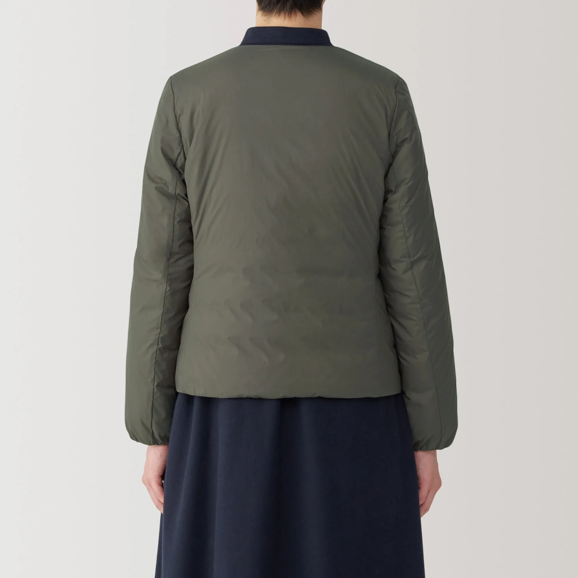 Women's Lightweight Down Collarless Jacket