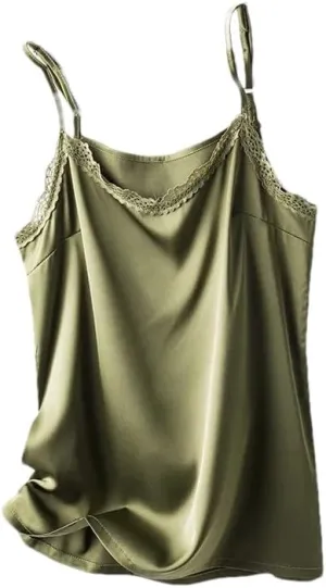 Womens Summer V-Neck Camisole Silk Camis Women's Sexy Bottoming Shirt Sleeveless Top Silk Camisole Women Shirt