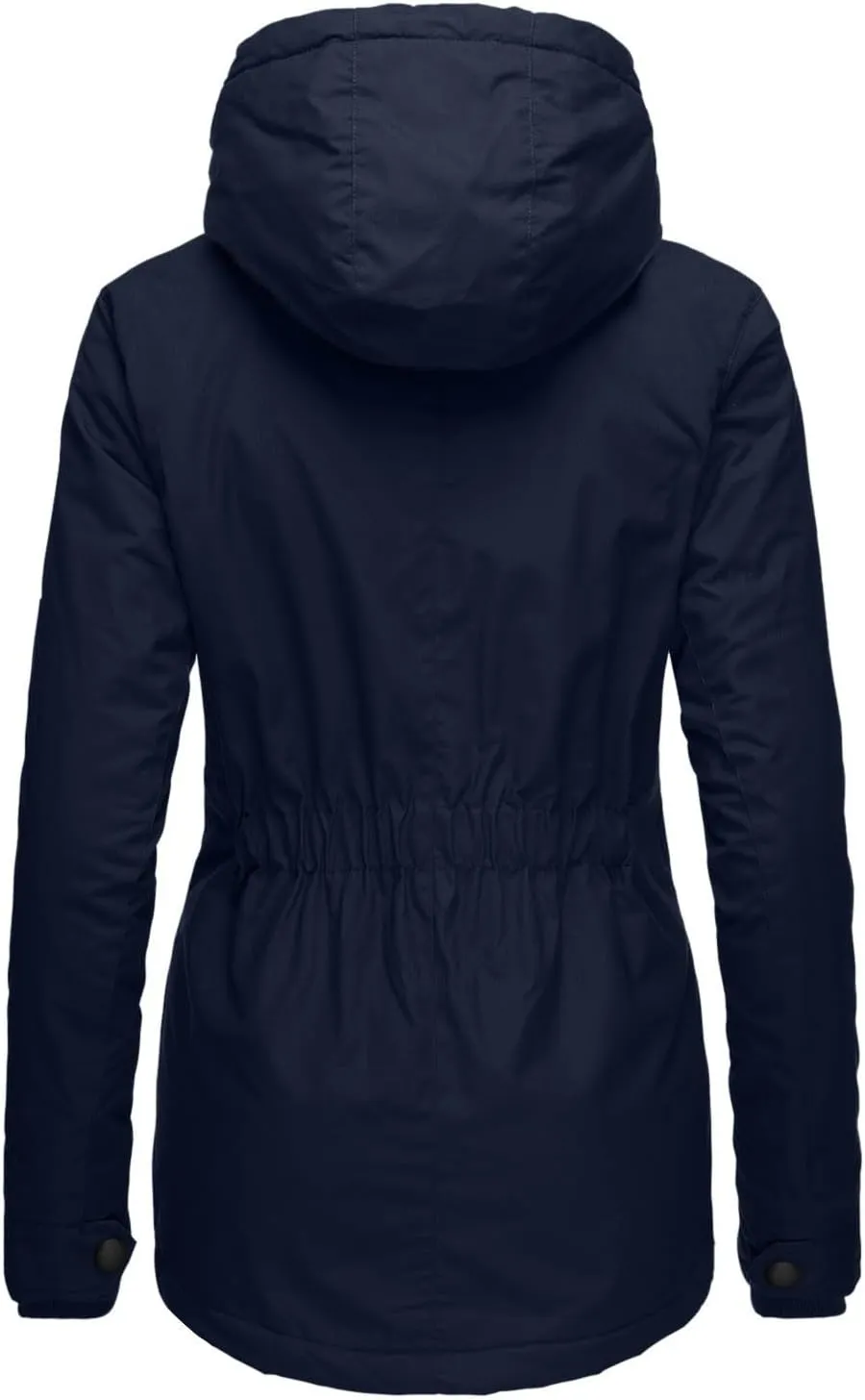 Women's Thickened Down Jacket Coats Fleece Lined Warm Parka4 Hooded Jacket 2024 Winter Outerwear
