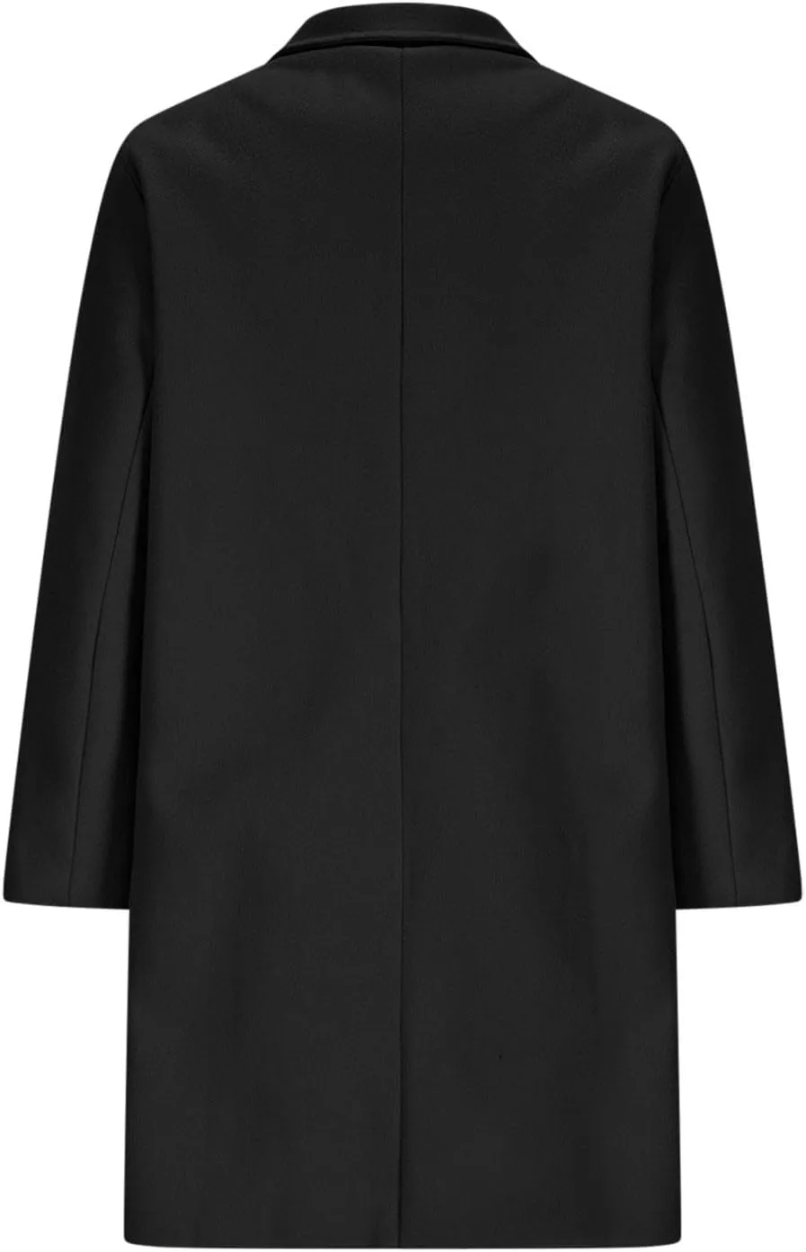 Womens Trench Coat Zip up Peacoat Wool Blend Long Coat Open Front Cardigan Casual Office Jacket Falll Winter Outfits