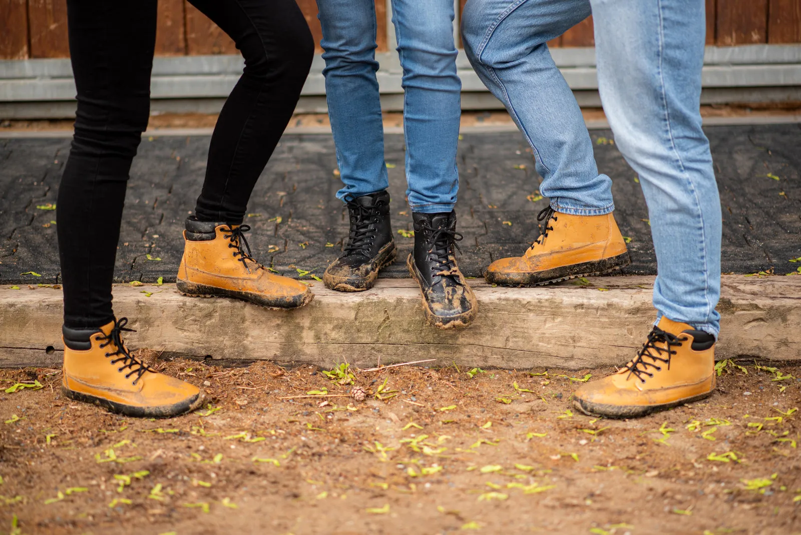 Women's winter barefoot boots Shuma Winter mustard nubuck