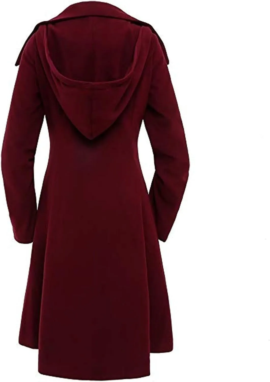 Women's Wool & Pea Coats Breasted Pea Coat for Women 2024 Trench Long Parkas