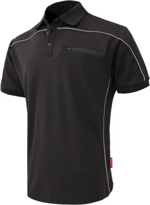 WORK IDEA Men's Polo Shirt Short Sleeve Breathable Work Shirts Golf Polo Tennis T-Shirt Tops