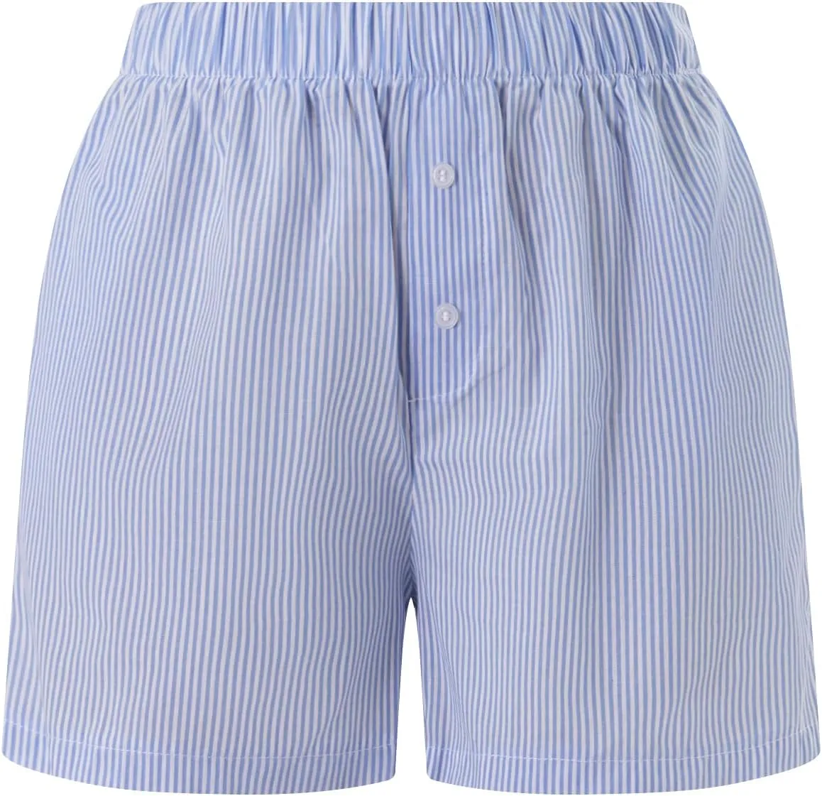 Y2k Cute Lounge Shorts for Women Plaid Print Sleep Shorts Elastic Waist Button Front Pajama Shorts Bottoms