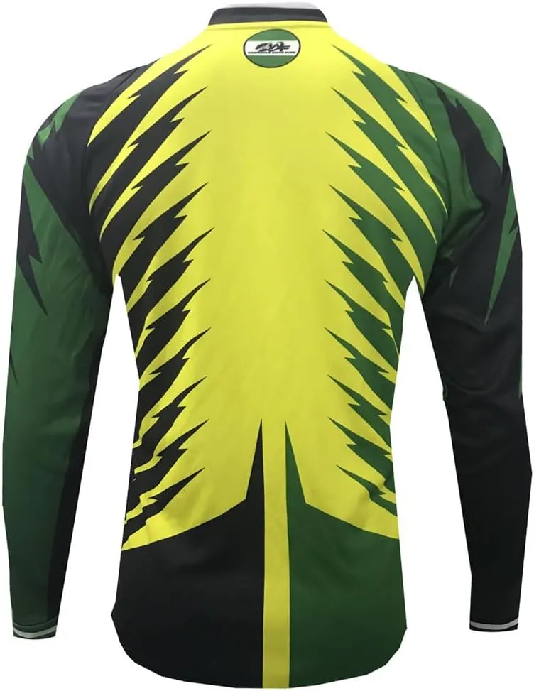 YIBIMOTTO Men's Cycling Jerseys Long Sleeve Shirt Quick Dry Sun Protection Lightweight T-Shirt Athletic Workout Tops